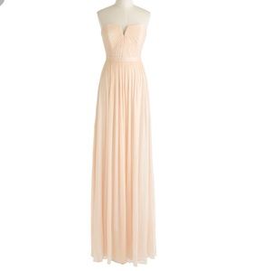 J. Crew Nadia Champagne dress